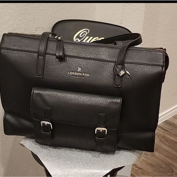 London Fog Lexi Crossbody Bag- Black - Picture 4 of 8